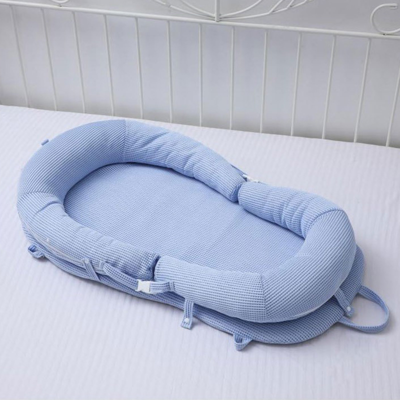 Cross-Border Portable Baby Recliner Bed-In-Bed Baby Nest Folding Newborn Anti-Pressure Baby Nest Mobile Cradle Manufacturer