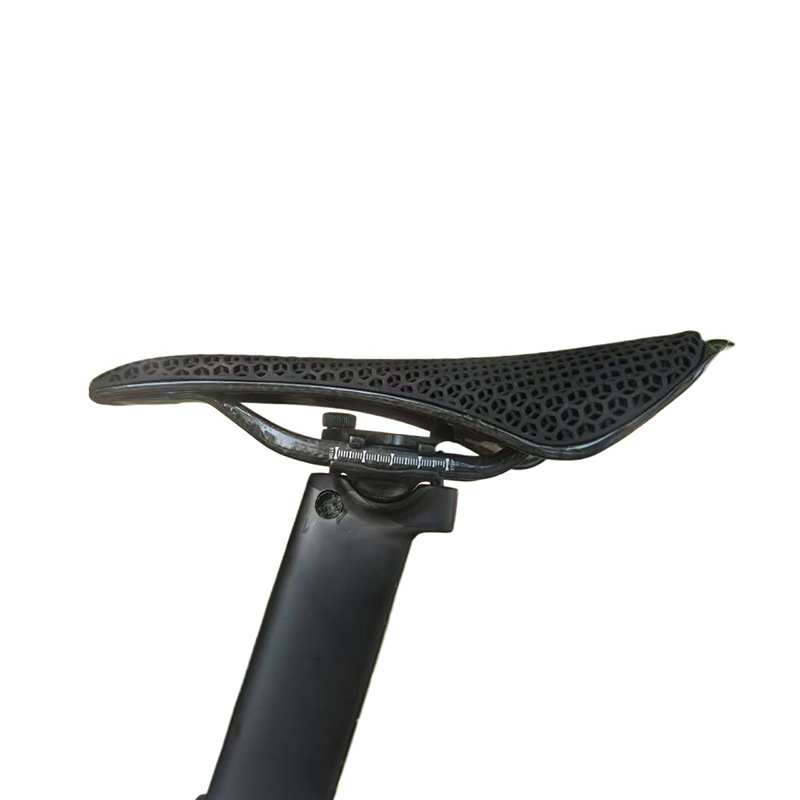 3D Printed Carbon Fiber Road Bike Mountain Biking Bicycle Seat Cushion Hollow Comfortable Ultra-Light Seat Bag Factory