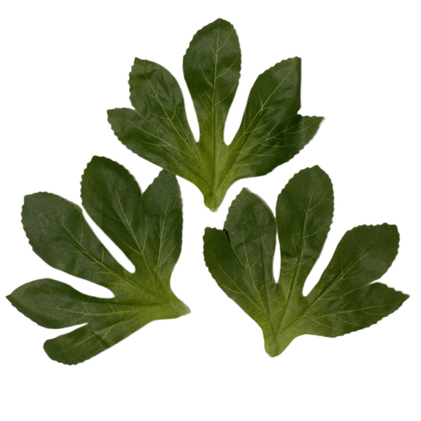 Silk screen simulation peony flower leaf false leaf large leaflet handmade DIY factory straight hair Foreign trade