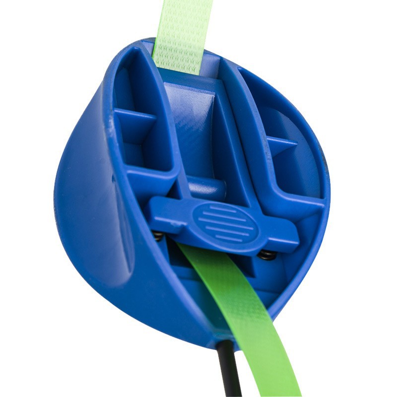 Packing belt tray belt threading device into little mouse manual belt threading device non-bending waist packing machine button auxiliary PET