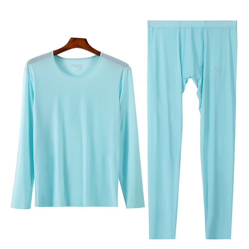 Men's Home Wear Ice Silk Bottoming Shirt Transparent Silky Breathable Cool Light High Elastic Sports Tight Top for Men