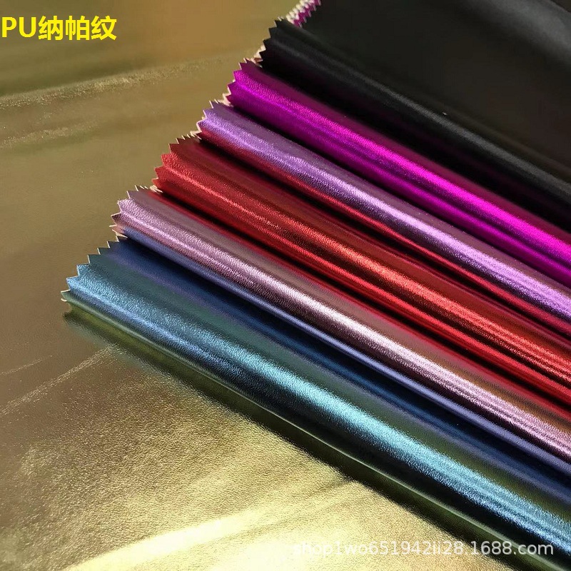 Pu101 Pattern Artificial Leather Fabric Ultra-Thin Mirror Leather 61 Lamb Pattern Ultrasonic Textile Fabric Self-Adhesive Double-Sided