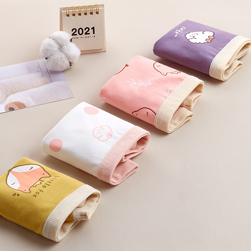 Children's underwear female class a bacteriostatic cotton boxers wholesale girls' underwear triangle children's large children's boxers