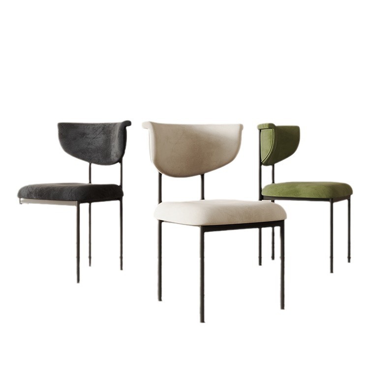 Dining Chair Home Light Luxury High-end Dining Chair Italian Style Minimalist Modern Designer Living Room Small Apartment Dining Room Stool