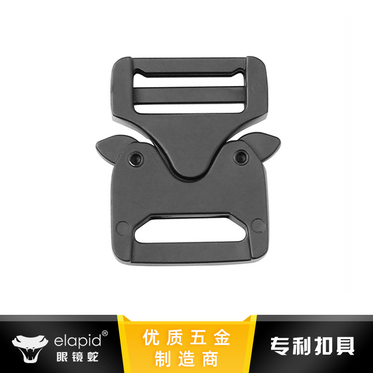 [Ready Stock] Cobra Zinc Alloy Tactical Buckle 27mm Belt Buckle Outdoor Mountaineering Tactical Buckle