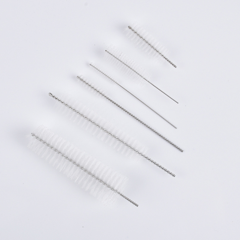 Qingdao Groove Cleaning Brush Manufacturer Multifunctional Cleaning Brush Straw Children's Bottle Water Cup Nylon Pipe Cleaning Brush
