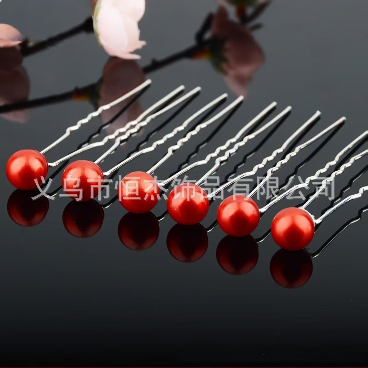 Single Pearl U-Shaped Hairpin Hair Accessory, Updo Hairpin, Korean-Style Bridal Hair Accessory Wholesale Pearl Hair Accessory