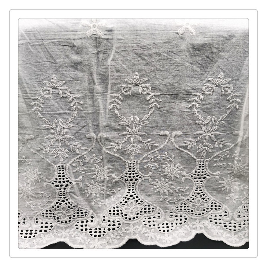 Factory Direct gourd embroidery lace accessories skirt bedding curtain dress fabric cotton lace