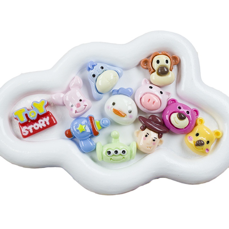 Mini cute small size resin accessories cream glue diy hairpin nail phone case handmade material in stock wholesale 1