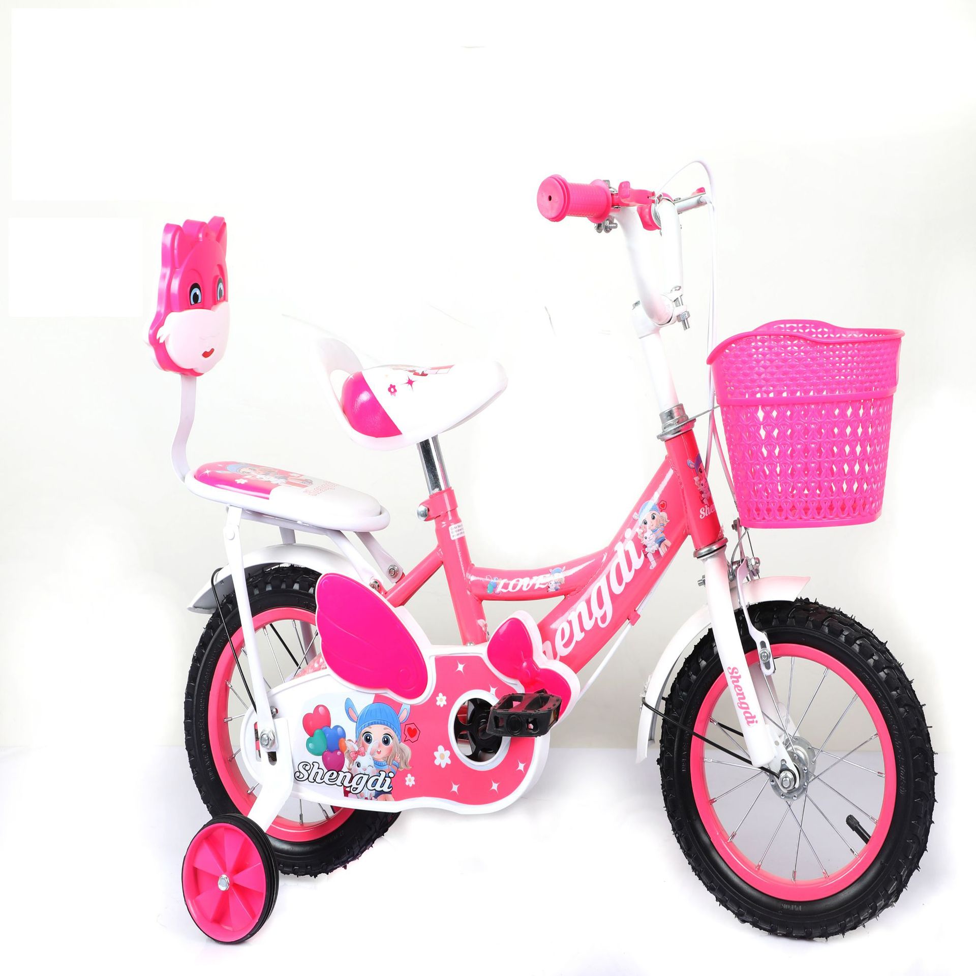 Export children's bicycle factory wholesale 12-14-16 inch girl bicycle 3-6-9 years old toy Princess car
