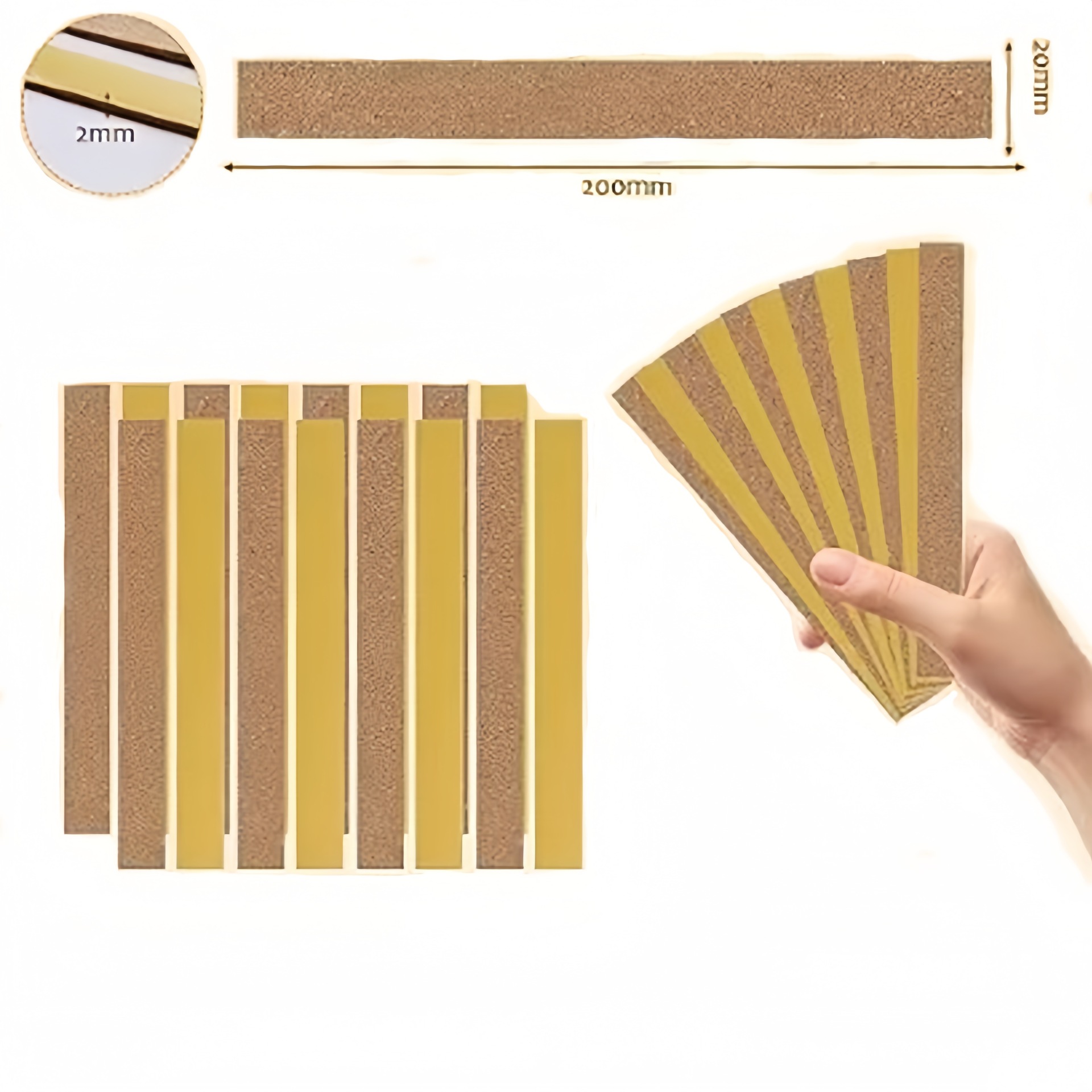 Готовая шапка с демпферной полосой, самоклеящаяся, кросс-бордер