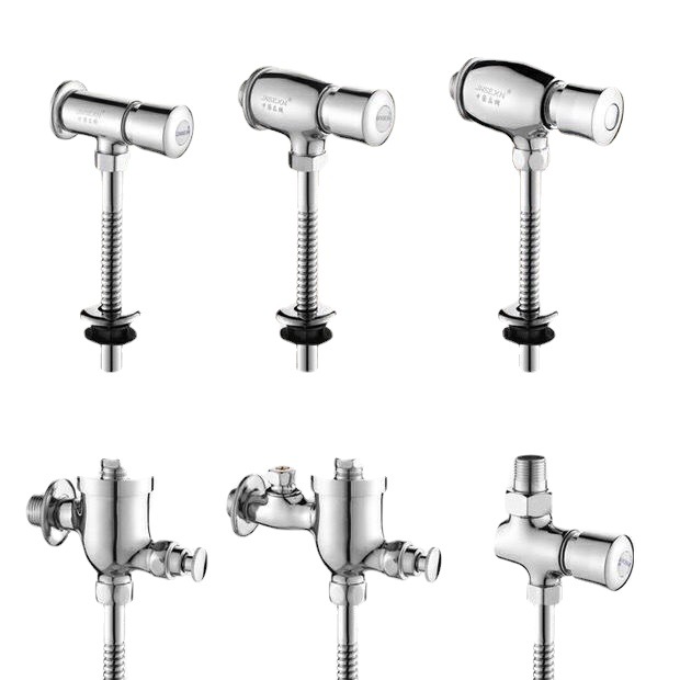 All copper urinal flush valve hand-pressed urinal flush valve household toilet urinal delay switch valve
