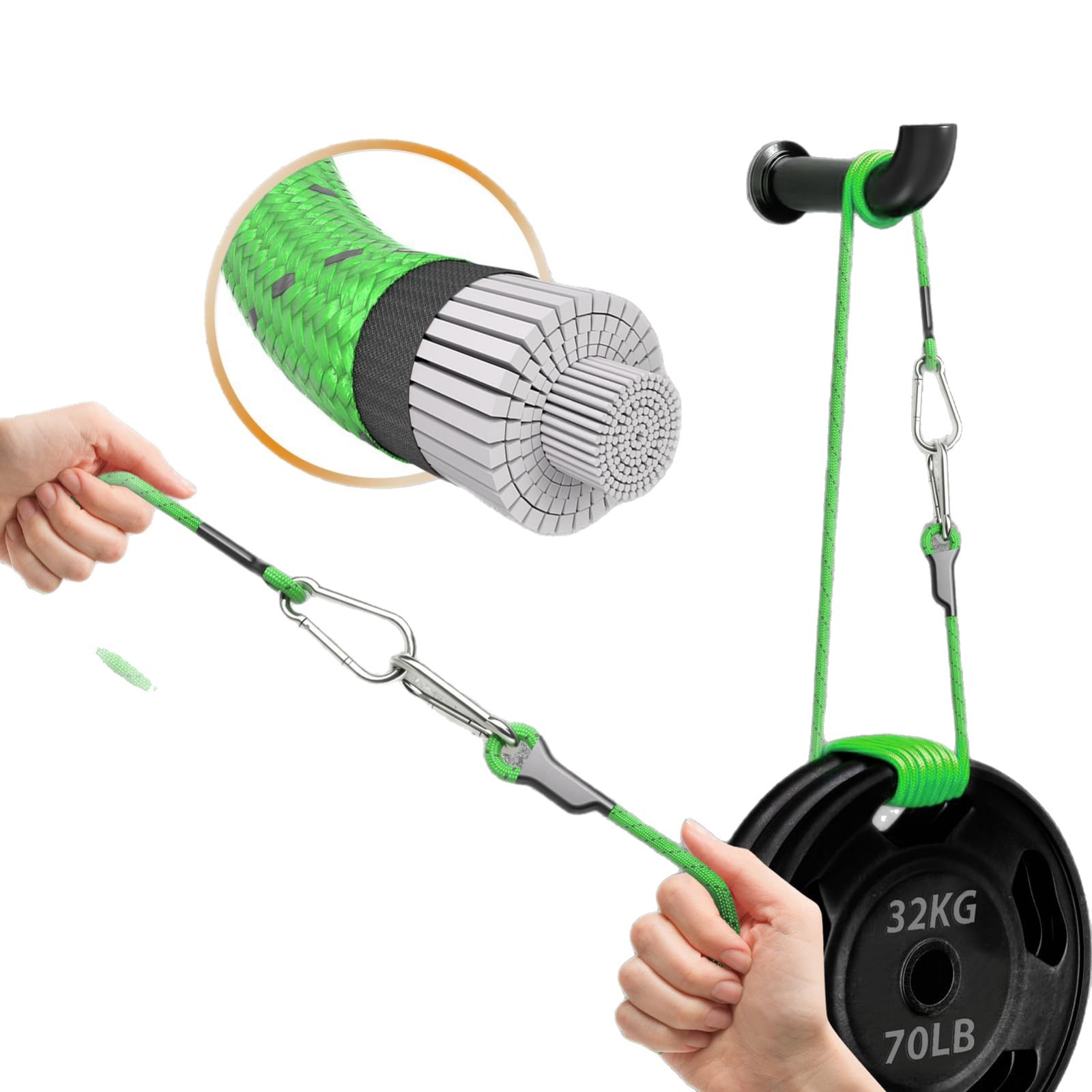 Cross-Border Latex Elastic Rope with Metal Buckle High Elasticity Cargo Binding Suitable for Camping Bicycle Racks and Trolleys