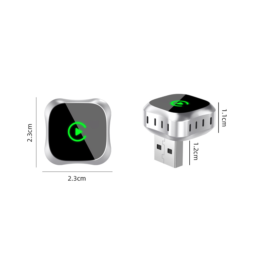 New Wireless Carplay Box Android Auto Two-In-One Wired to Wireless Adapter Car Interconnection