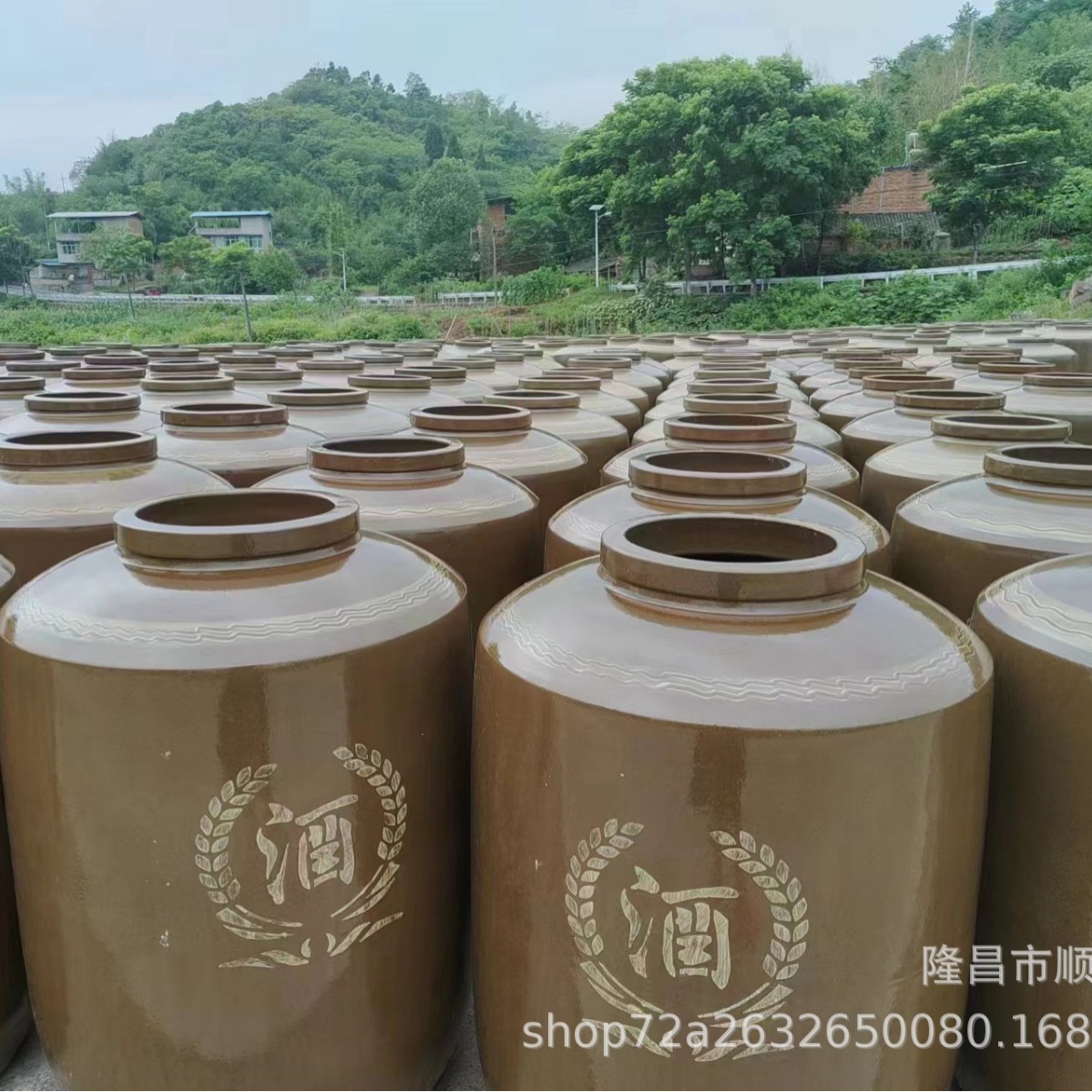 300kg Clay Wine Jars, Wine Containers, Sichuan Wine Storage Jars, Coarse Pottery, Large Capacity
