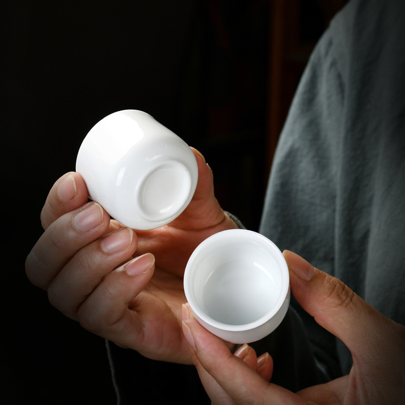 White wine glass ceramic wine set wine pot liquor separator wine cup high white porcelain wine set suit gift LOGO printing