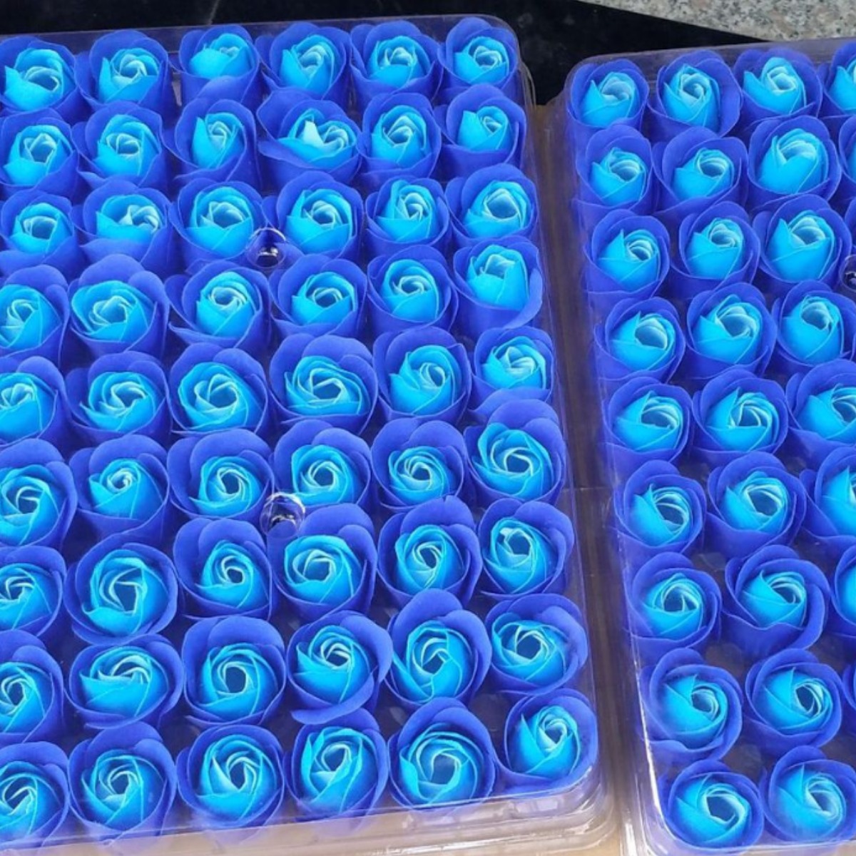 Yiwu Source Manufacturer Wholesale Without Base, 4.0/3.5cm Soap Flower Soap Flower Head, Rose Flower Head,