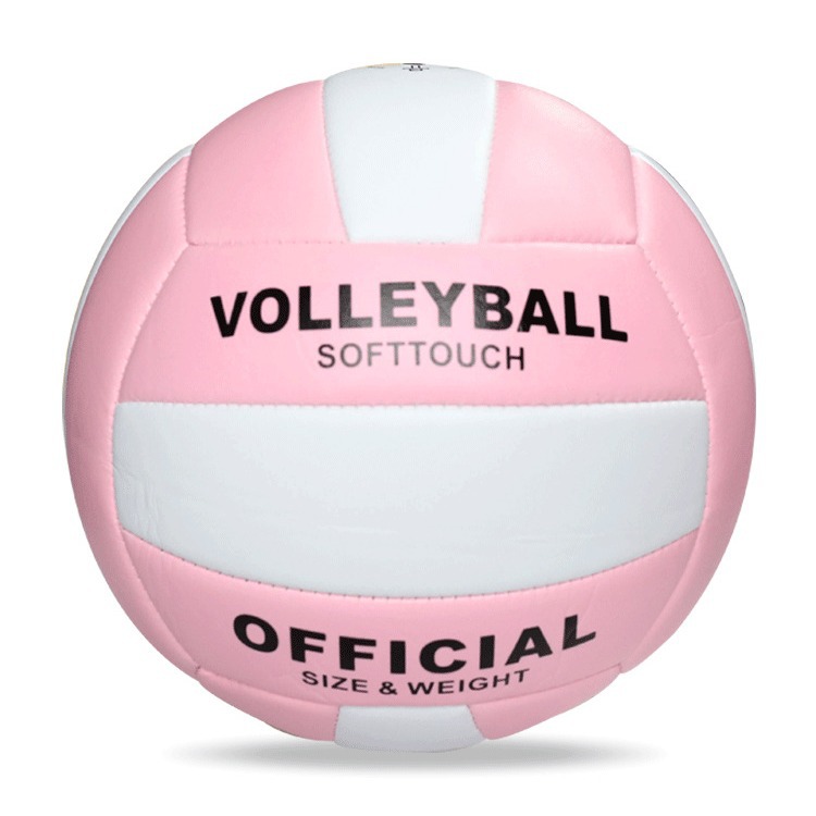 Pvc Machine-Sewn Volleyball for Exam, Competition, Training, Machine-Stitched Soft Volleyball, Size 5 Beach Volleyball Wholesale Volleyball