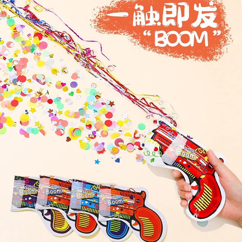 Надувное фейерверк-ружье для оформления дня рождения, атмосфера вечеринки, маленькие фейерверки, рождественская спрей-трубка