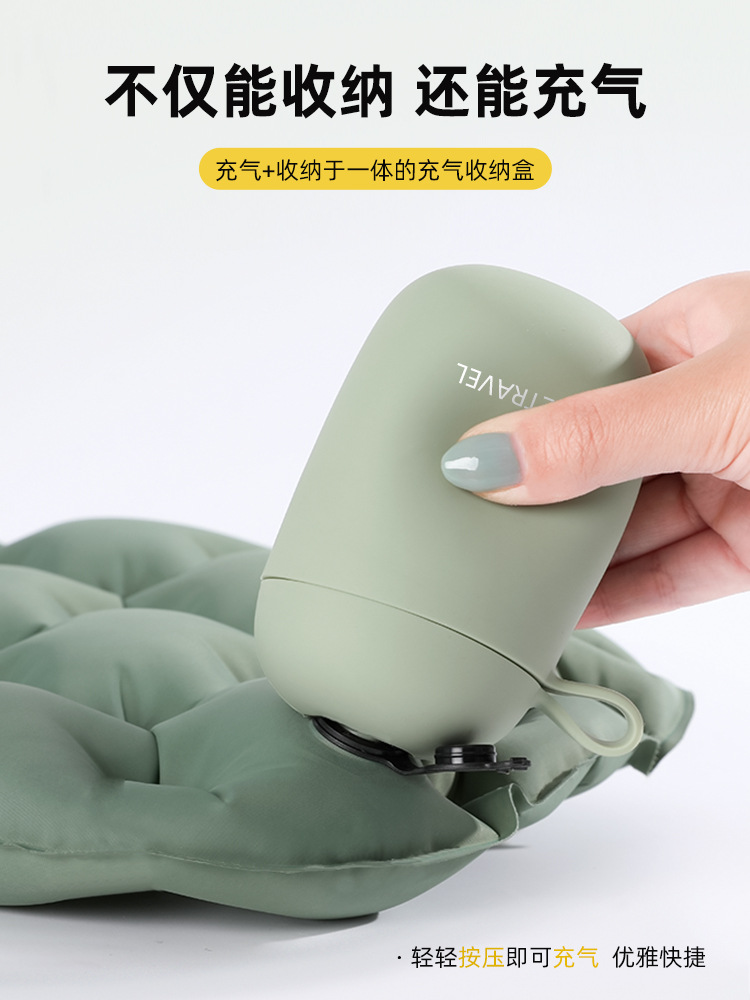 Easy Travel Inflatable Cushion Outdoor Portable Folding Moisture-Proof Cushion Travel Camping Hiking Concert Seat Cushion Butt Cushion