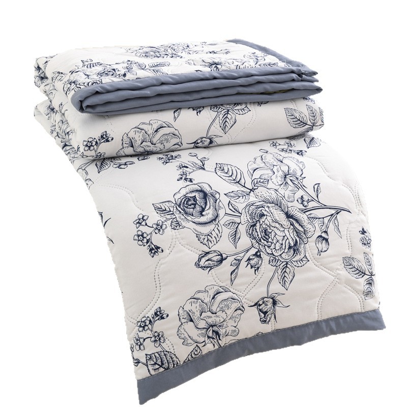 Air Conditioning Quilt Summer Cool Quilt Machine Washable Summer Single and Double 2025 New Summer Student Dormitory Thin Quilt Cross-Border