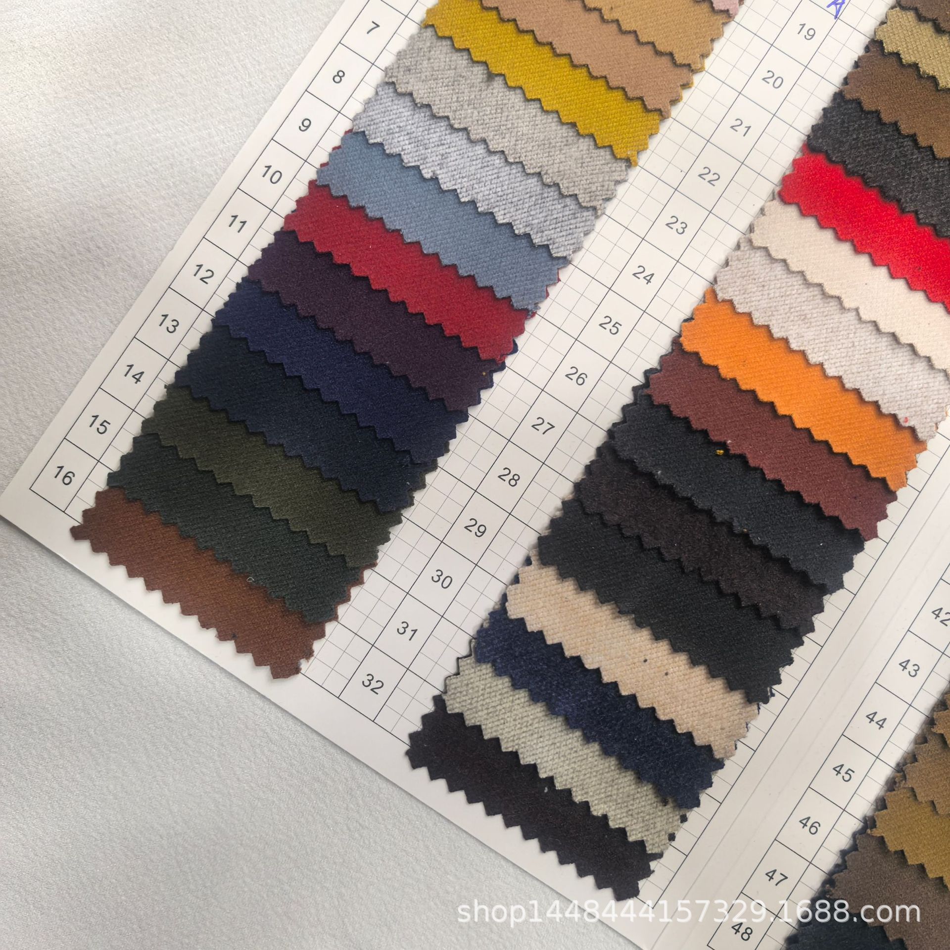 Ready Supply of Starry Sky 420g Fabric Knitted Brushed Woolen Outwear Trouser Material Set Dyed Fashion Fabric