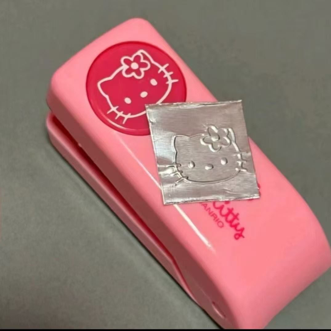Little Red Book Same hellokitty Embossing Cute Cartoon Kt Cat Hand Account Metal Embossing Punching Machine Seal