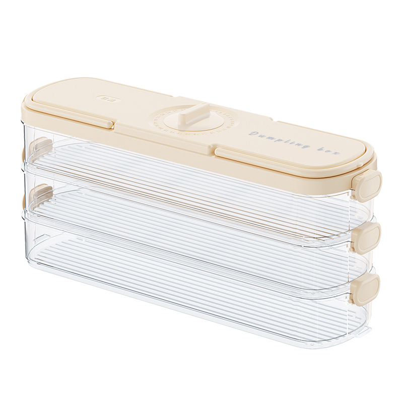 Sandwich Dumpling Freezer Box Refrigerator Side Door Special Preservation Box Food Grade Split Filler Box Space-saving Dumpling Box