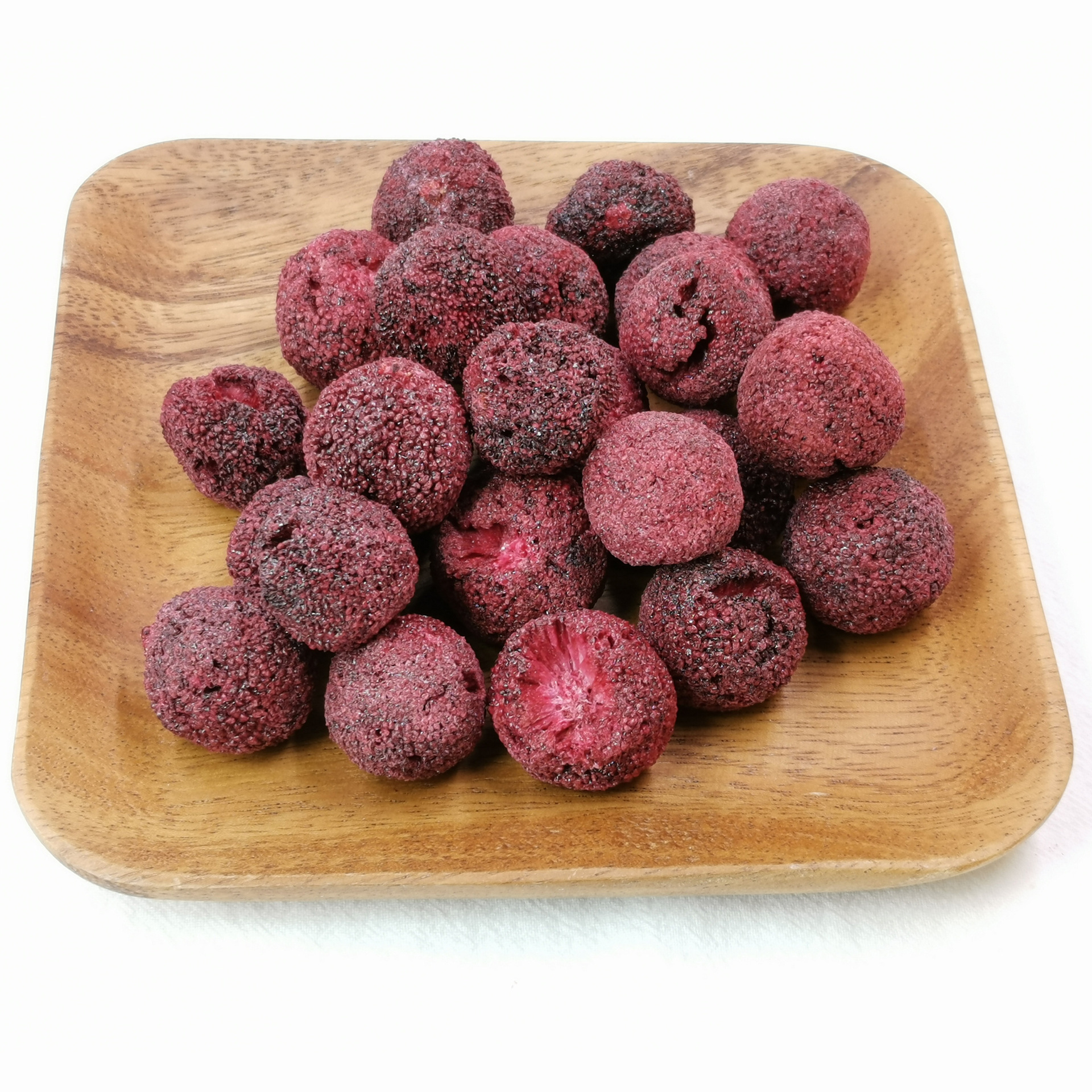 Factory wholesale freeze-dried waxberry freeze-dried fruit dried waxberry crisp casual snack waxberry juice fruit tea raw materials