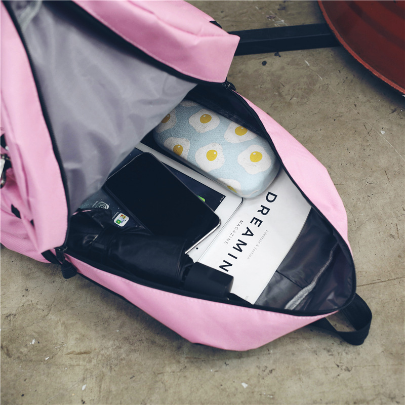 2024 New Backpack Men's Large Capacity Couple Backpack College Senior high school Student Schoolbag Campus Travel Trendy Double Back