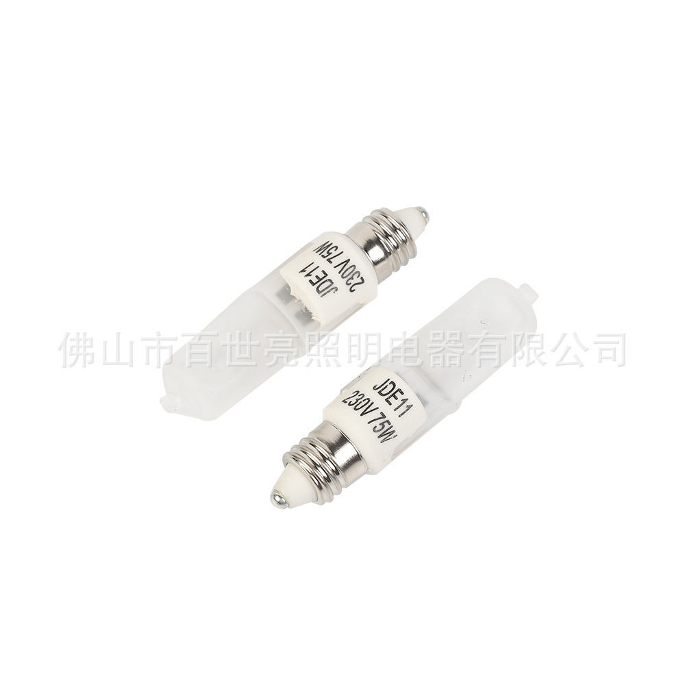 Jd E11 Halogen Lamp Dimmable Table Lamp Light Source 75W 100W Halogen Bulb