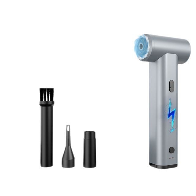 The latest private model mini dust blower charging car high-power dust blower handheld high-speed turbo violence fan