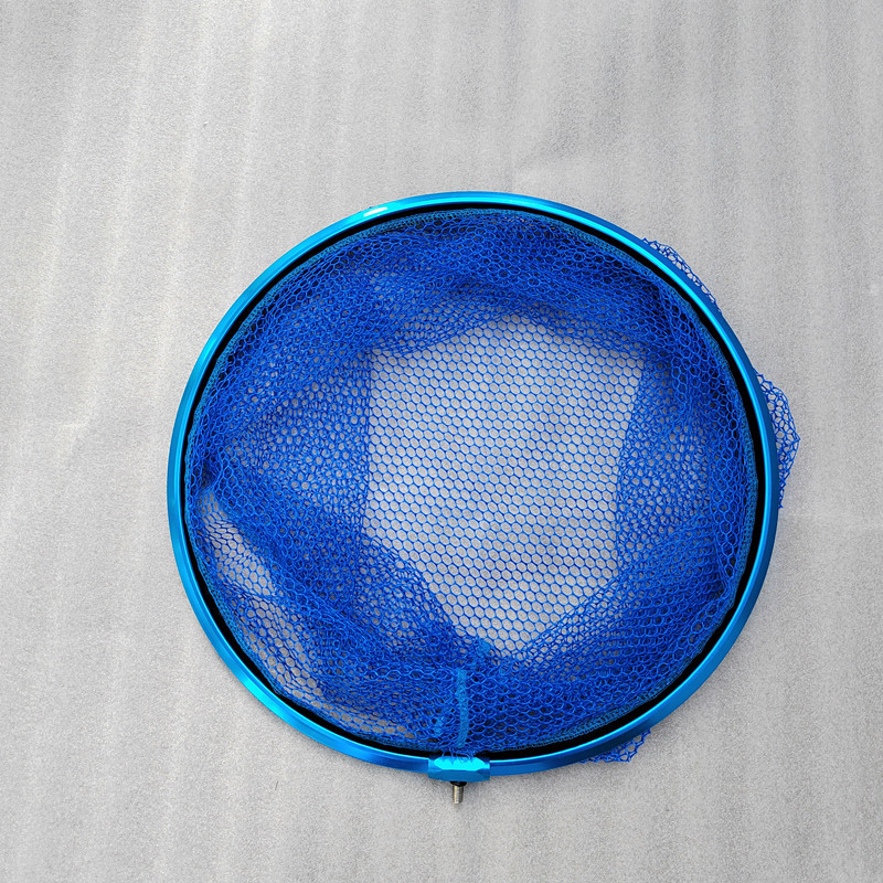 Aluminum Alloy Large Object Net Head Copy Net Round Triangle Thickeneded Ring Hanging Glue Large Object Copy Net Fishing Supplies Fishing Gear