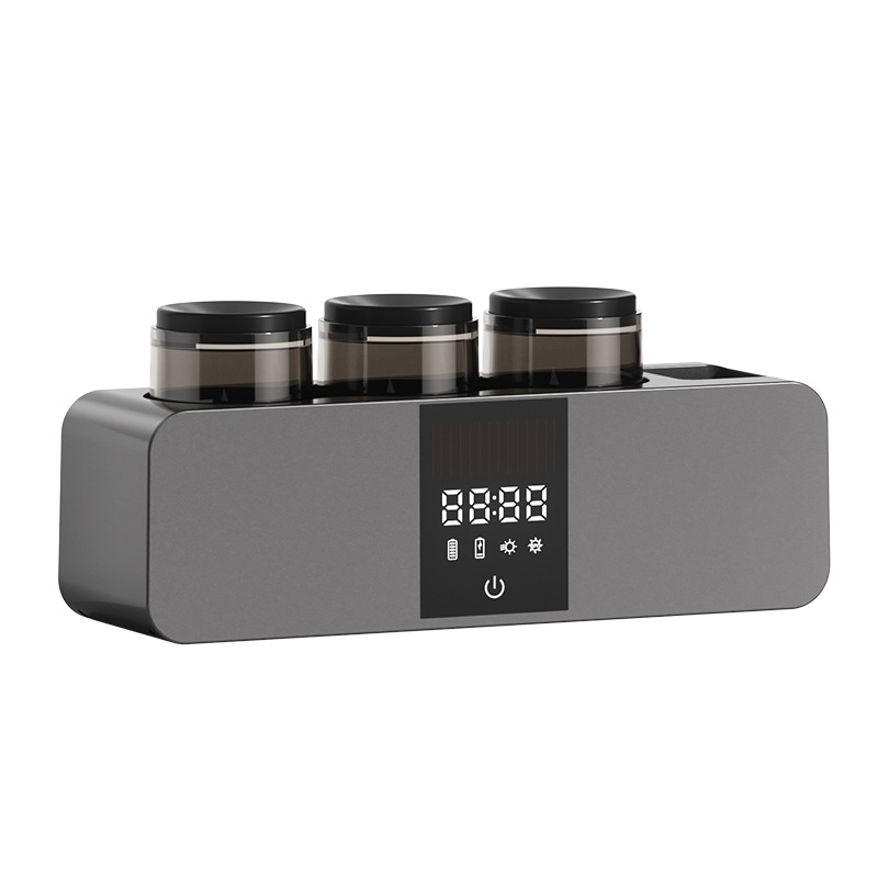 Wall-Mounted Smart Toothbrush Sterilizer Uv Air-Drying Toothbrush Holder No-Drill Cleaning and Sterilization Smart Wall-Mounted