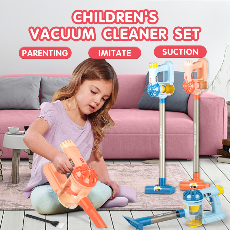 Cross-border children play house simulation electric vacuum cleaner sweeping cleaning cleaning toys suit