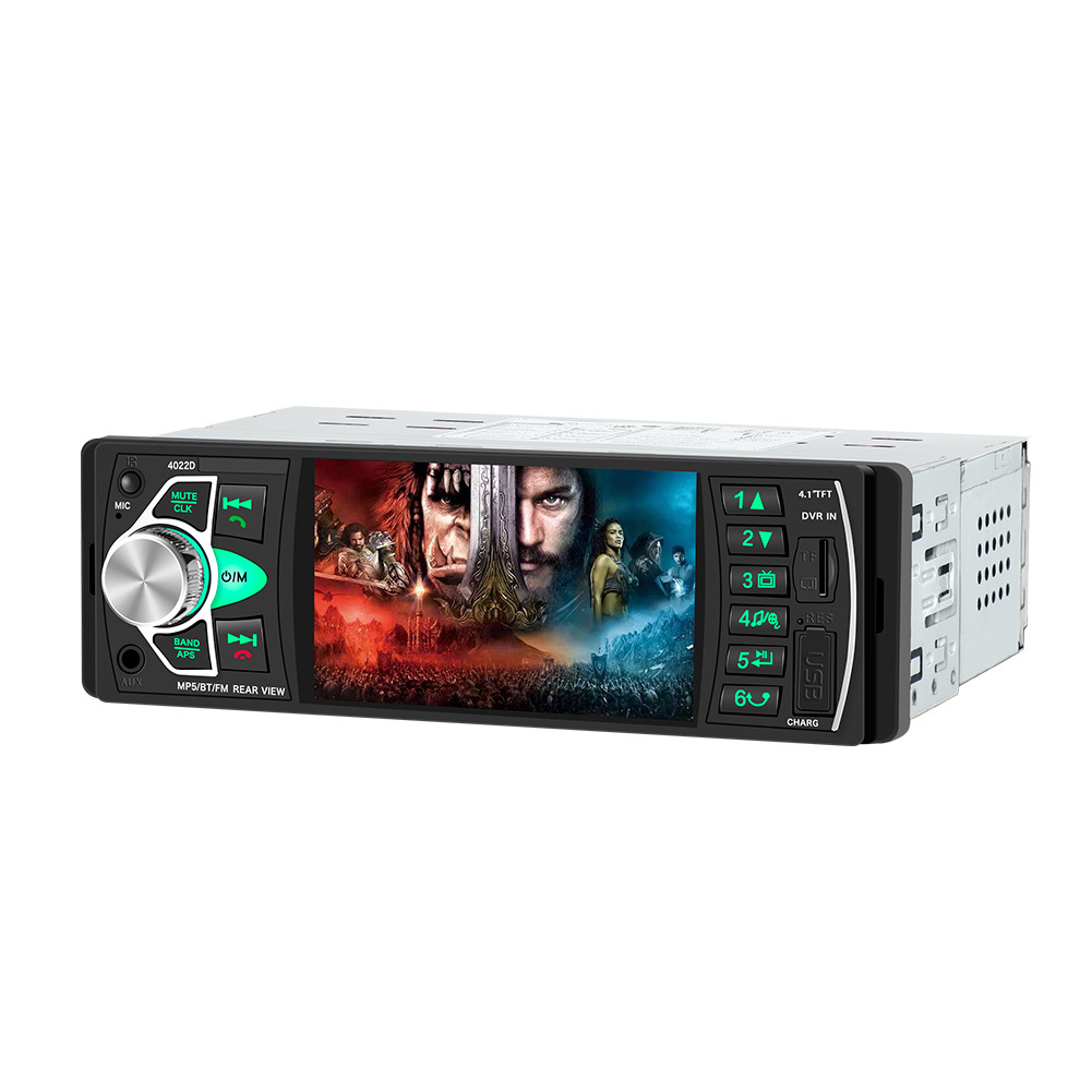 4. inch screen car MP5 player car MP4 support reversing image car MP5 bluetooth interconnection 4022D