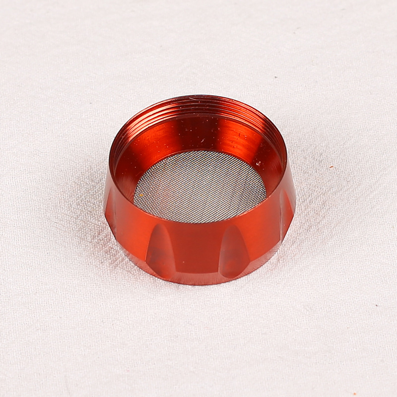 Factory Direct Sales Popular Zinc Alloy Material 4-Layer Drum-Shaped Metal Smoke Grinder Grinder Smoking Accessories Grinder