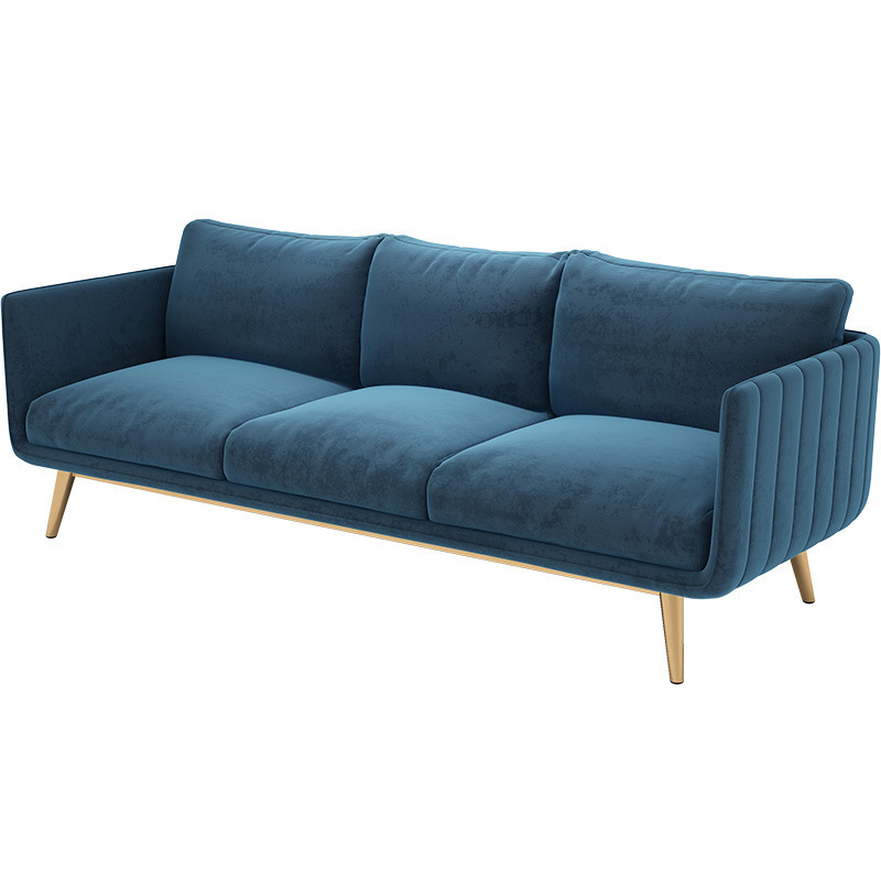 Modern simple office sofa coffee table combination suit business reception room beauty salon lounge area sofa