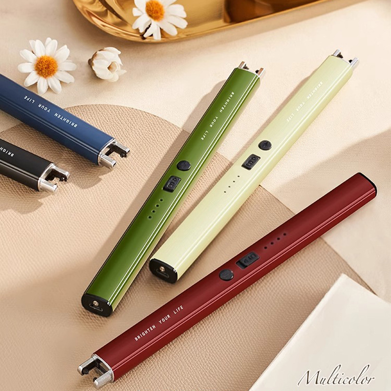 Aromatherapy Candle Pulse Igniter Digital Rechargeable Long Handle Lighter Ignition Stick Ignition Gun Typec