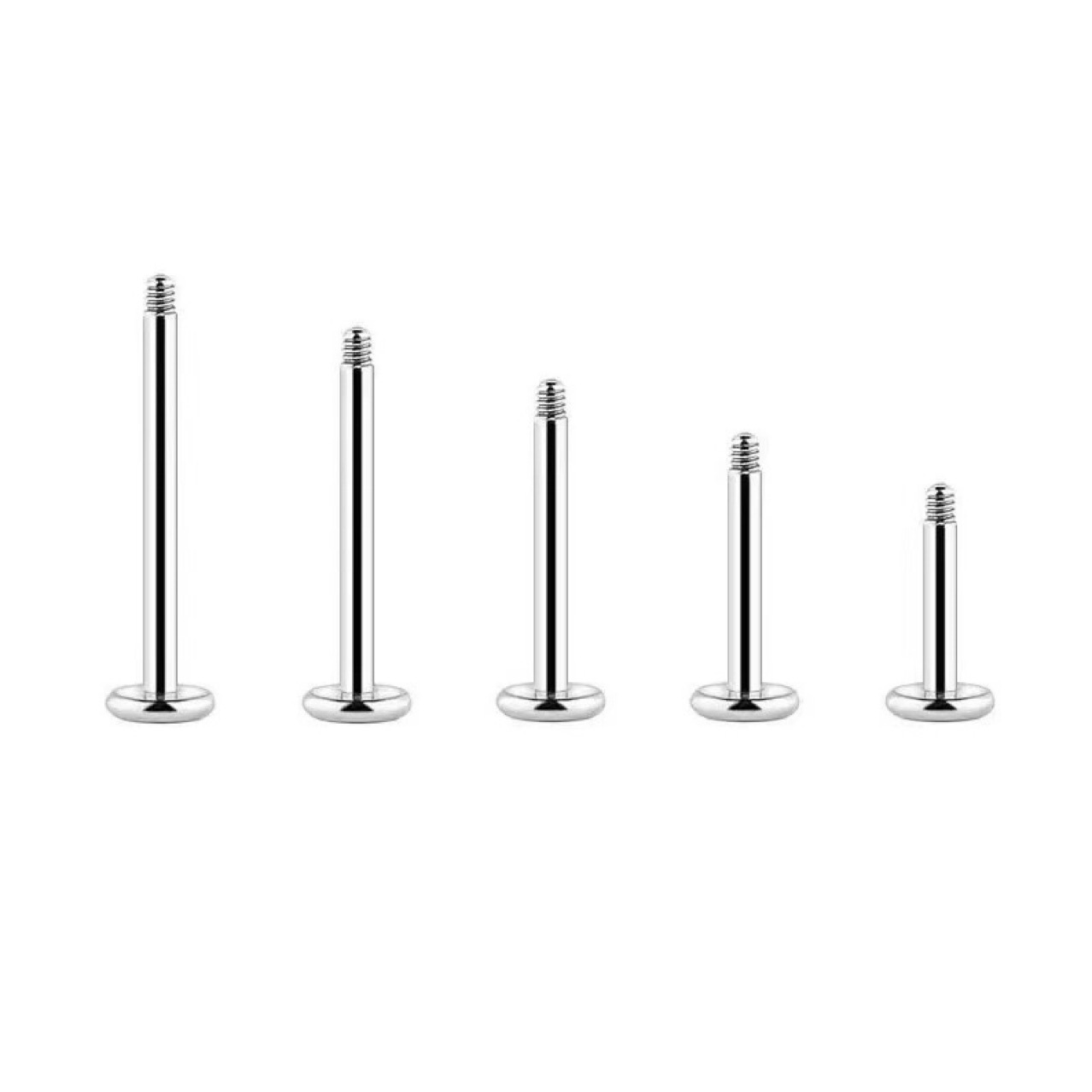 Factory direct cross-border goods stainless steel lip stud Rod universal puncture jewelry replacement Rod accessories complete specifications