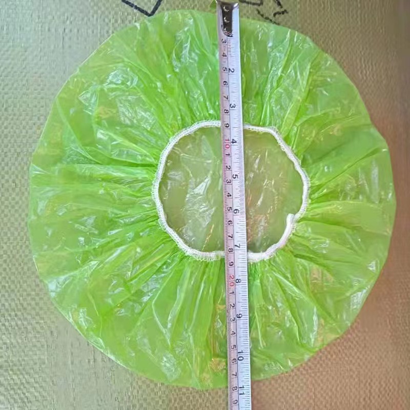 Wholesale solid color disposable plastic bowl cover transparent elastic mouth thickened dust cover wholesale physical photo PE plastic wrap