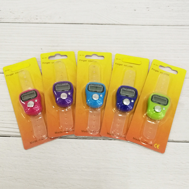 Household small mini counter LED counter finger ring counter key counter foreign trade