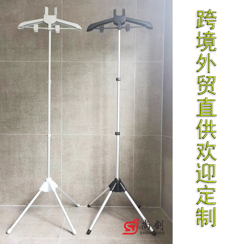 160 vertical hanger hanging ironing hanger retractable folding hanger removable floor support frame adjustable cross-border foreign trade