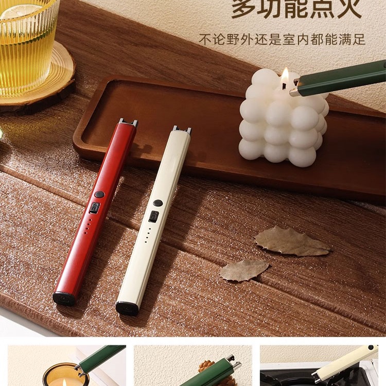 Aromatherapy Igniter Pulse Candle Digital Gas Gas Stove Ignition Stick Household Rechargeable Lighter Long Handle