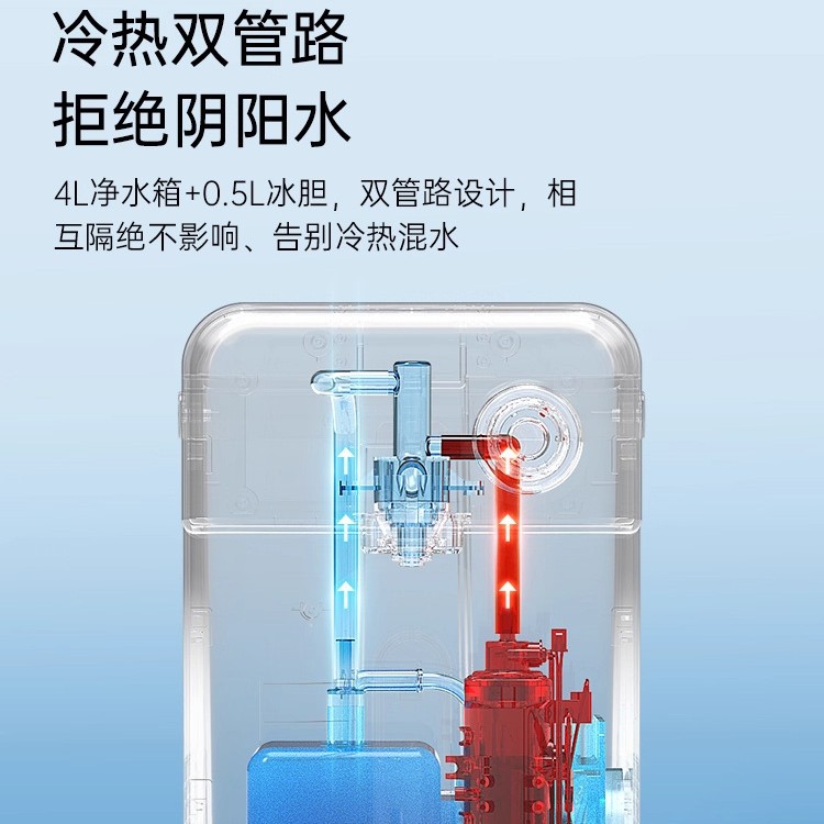 American Zhuolang Instant Hot Water Dispenser Desktop Desktop Household Direct Drinking Small Heating and Cooling All-In-One Water Dispenser