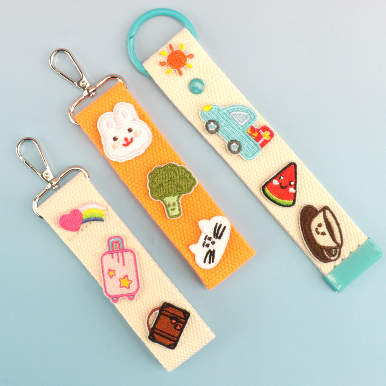 New Mini Cartoon Series Cloth Stickers Embroider DIY Clothing Accessories Decoration Kidsren's School Bag Decorative Hot Glue Style