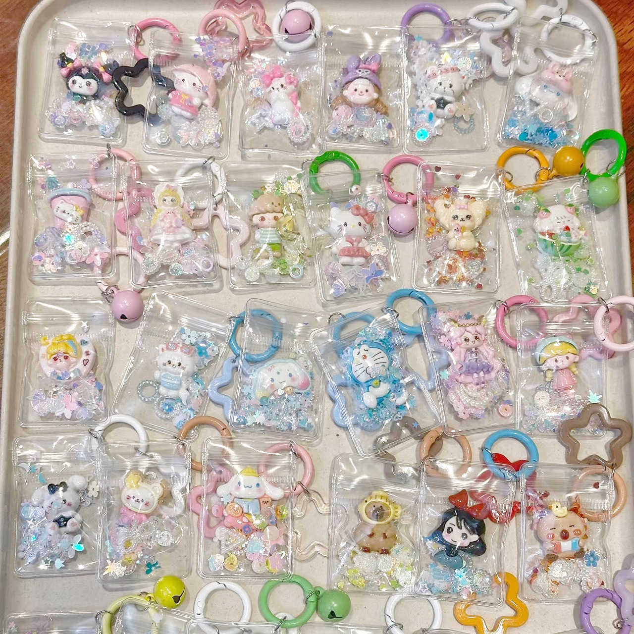 Shake Voice Live Explosions Cartoon Shake Music Waler Bag Keychain Cute Bag Pendant Hanging Ornaments Food Play Batch