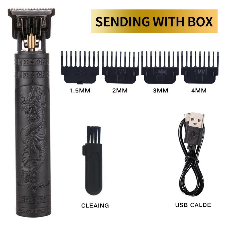 Cross-border T9 hair clipper electric clipper shaving head artifact oil head carving hair salon razor electric clipper wholesale