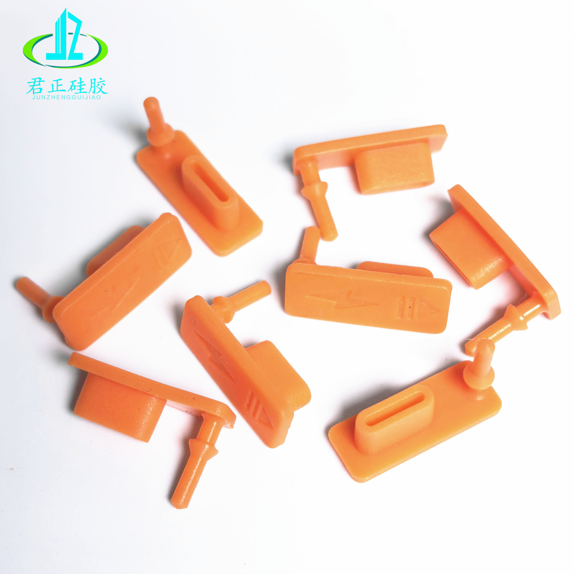 16*6 square typec dust plug usb waterproof plug type-c dust cover charging port silicone plug