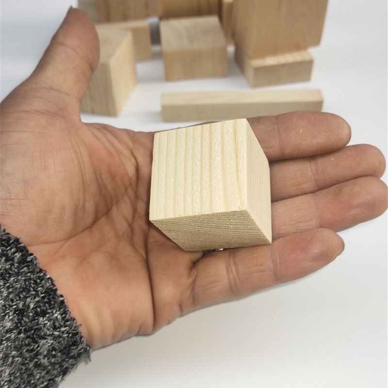 Wood Blocks, Logs, Pine Wood Squares, Solid Wood Small Feet, Raised Building Blocks, Wooden Squares, Log Strips, One Piece Batch of Spring Melting